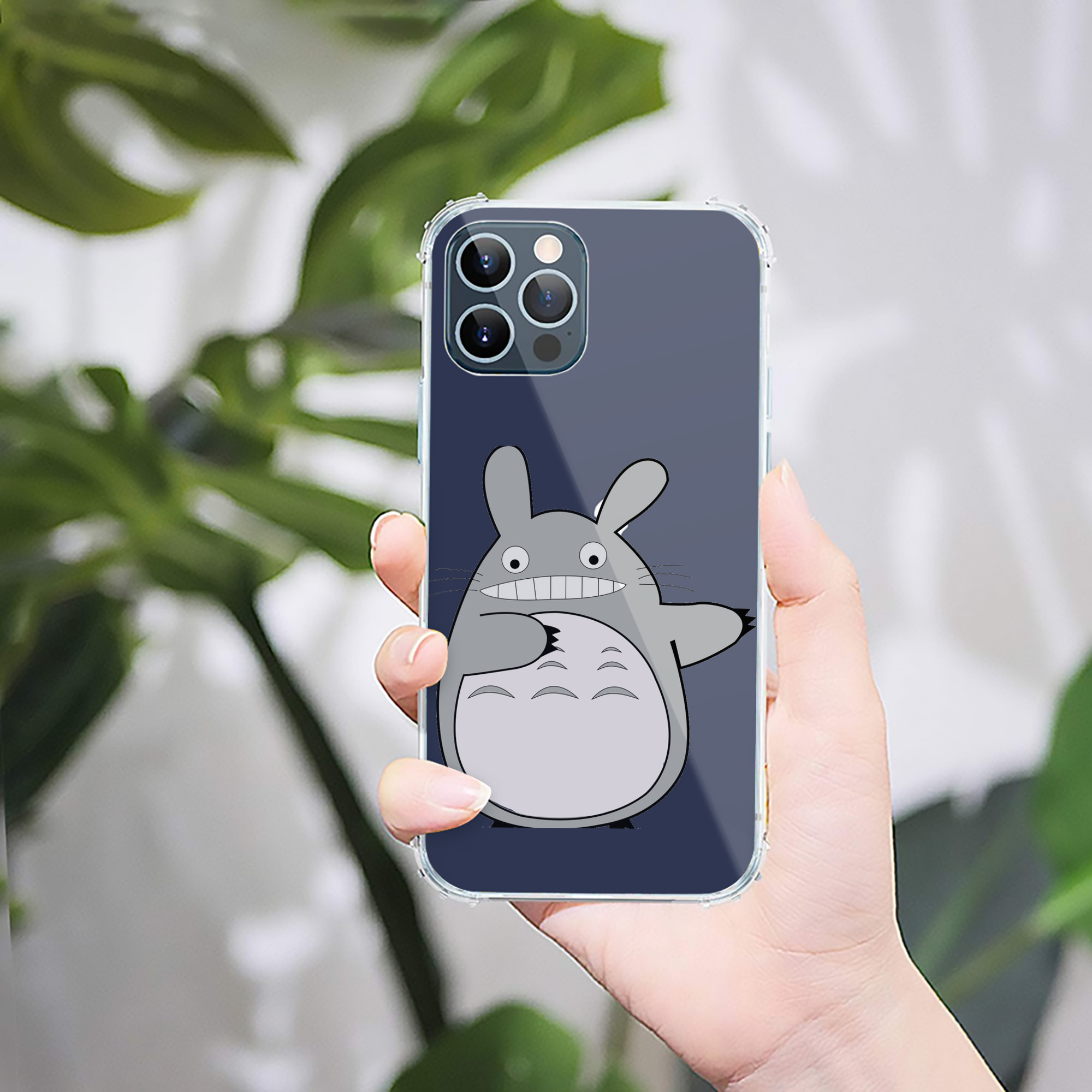（画像用） となりのトトロ 草壁メイ 草壁サツキ My Neighbor Totoro Satsuki Kusakabe Mei Kusakabe 【iPhone 12シリーズ対応】透明スマホケース（クリアソフトケース）